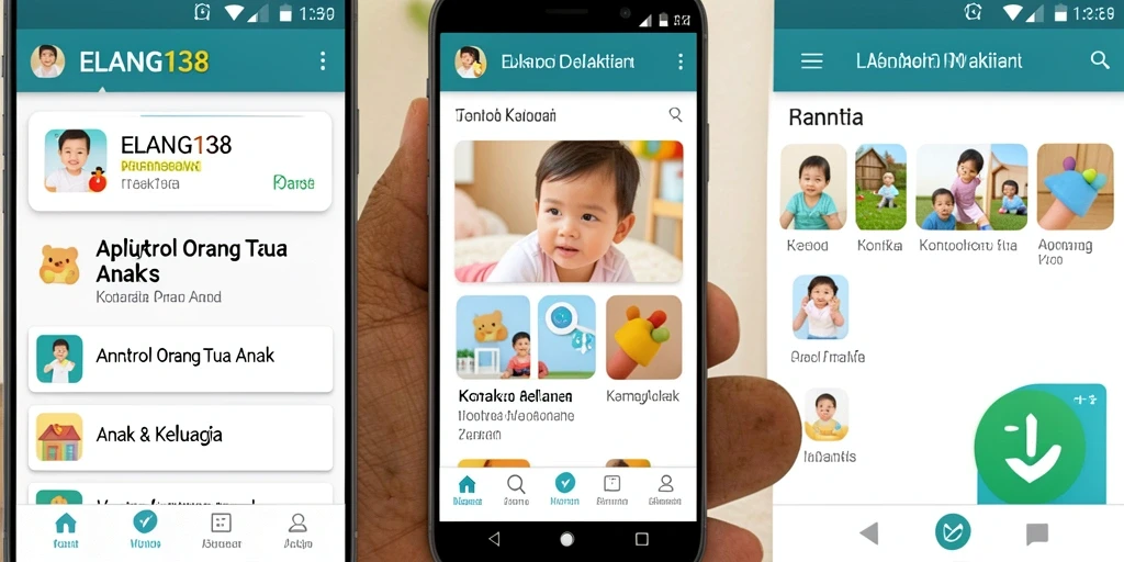 Antarmuka ELANG138 yang sederhana dan informatif.